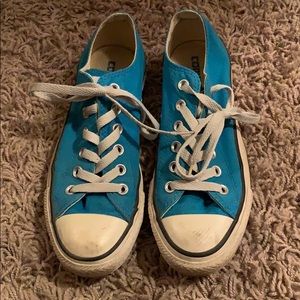 Bright Blue Converse All Star Shoes
